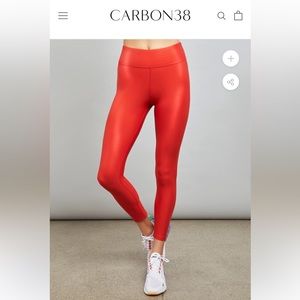 Regular Rise 7/8 Legging in Takara Shine in Artisinal Red